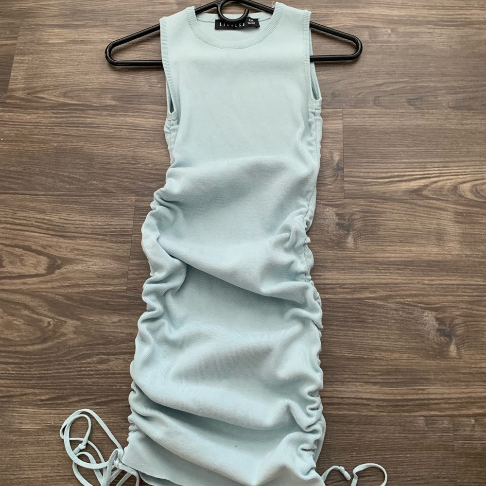 Lioness Ruched Tie Dress